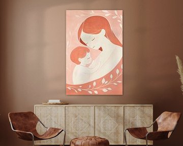 Mother and child in harmony by Imperial Art House