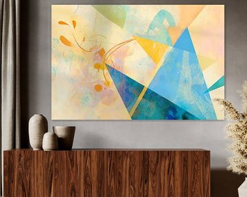 Geometric colour harmony in the play of light by Poster Art Shop