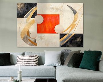 Geometric play with colour and shape by Poster Art Shop