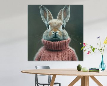 Hare dressed for winter by Ton Kuijpers