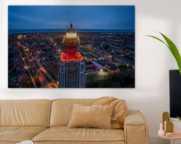 Vuurtoren ' T Hoge Licht van MSP Canvas