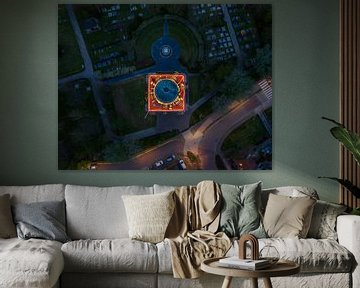 Vuurtoren detail van MSP Canvas