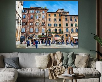 Piazza dell'Anfiteatro in Lucca