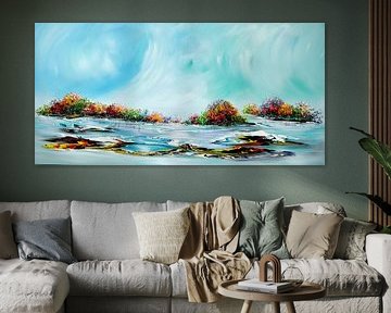 Blue World by Gena Theheartofart