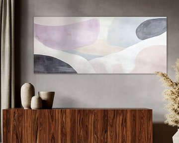 Gentle colour harmony in abstractness by Poster Art Shop