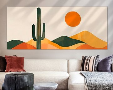 Sonnenuntergang über der Wüste von Poster Art Shop