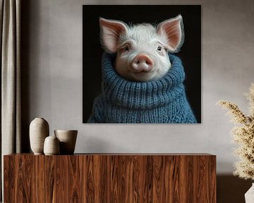 Varken gekleed voor de winter van Ton Kuijpers