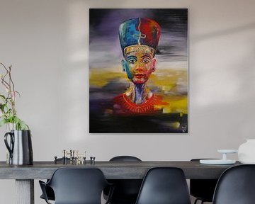 Nefertiti Oud Egypte van Anja Semling