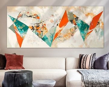 Farbenfrohe geometrische Komposition von Poster Art Shop