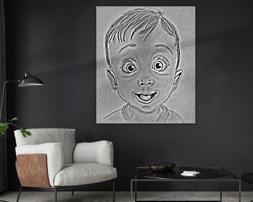Cheerful little boy