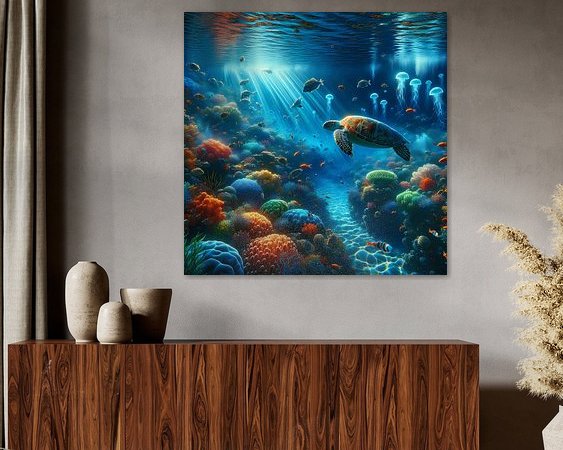 Example of the artwork in a room