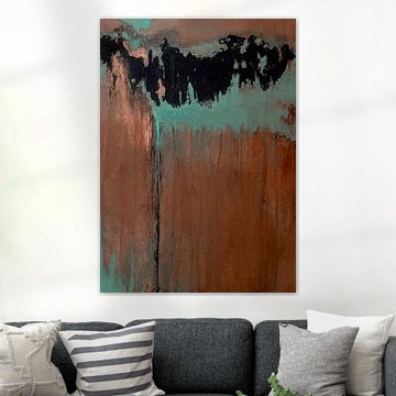 Orange noir abstrait