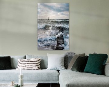 Sturm an der Ostsee von Nils Steiner