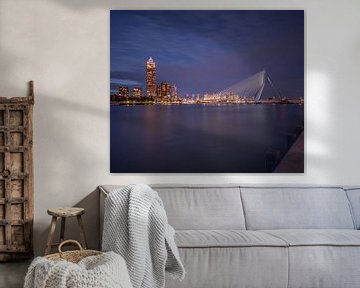 Rotterdam, blauwe uur van Trudiefotografie