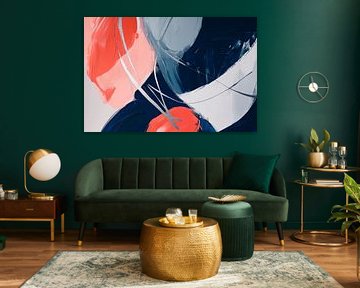 Abstracte Farbenexplosion – Dynamisch und Modern von Poster Art Shop