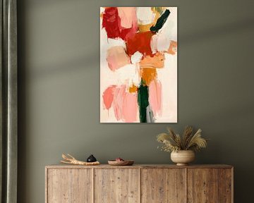 Abstract floral composition in soft tones by Poster Art Shop
