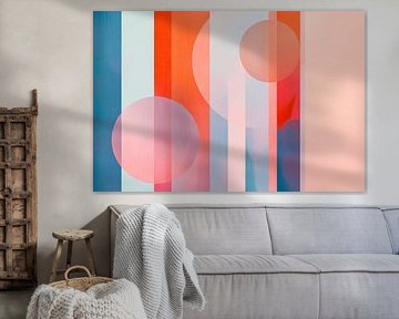 Abstract colours and circles - Harmonious by Poster Art Shop