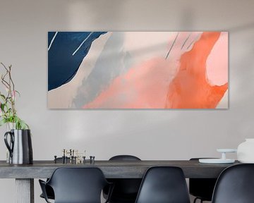 Abstract colour explosion in soft tones by Poster Art Shop