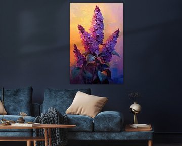 Colourful Flowers Canvas | Chromatic Whirl by Art Whims