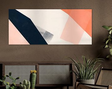 Des formes abstraites aux couleurs douces sur Poster Art Shop