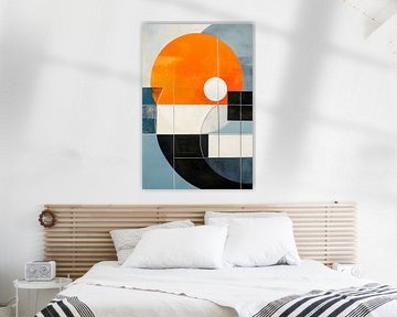 Abstract geometry with bright colours by Poster Art Shop