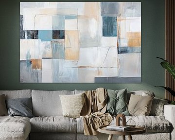 Abstract composition in soft tones by Poster Art Shop