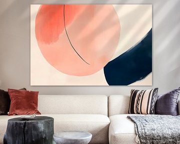 Abstract composition in soft colours by Poster Art Shop