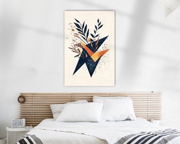 Plantes abstraites et formes géométriques sur Poster Art Shop