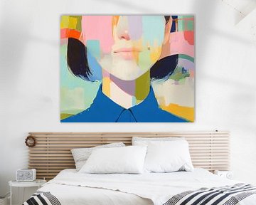 Vrouwen Portret van Blikvanger Schilderijen