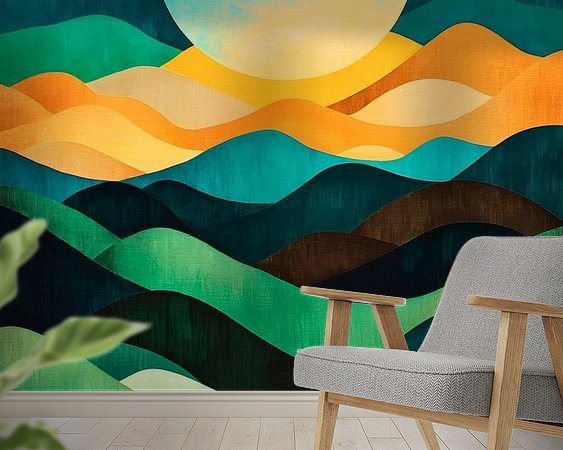 Example of the artwork in a room