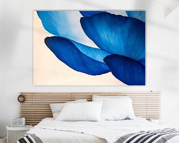 Blue petals in soft colours by Poster Art Shop