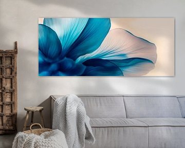 Blue petal - Gentle elegance by Poster Art Shop