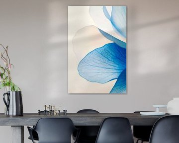 Vallée de fleurs bleues - Une élégance délicate sur Poster Art Shop