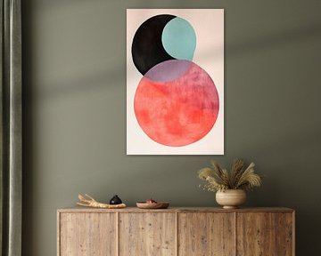 Colourful shapes in a harmonious combination by Poster Art Shop