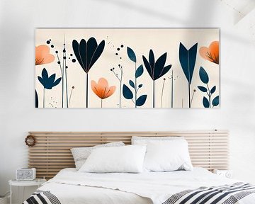 Colourful plant world in a modern style by Poster Art Shop