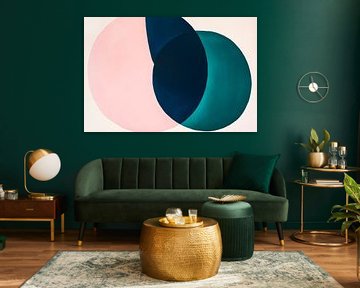 Farbenfrohe Kreise – Harmonische Komposition von Poster Art Shop