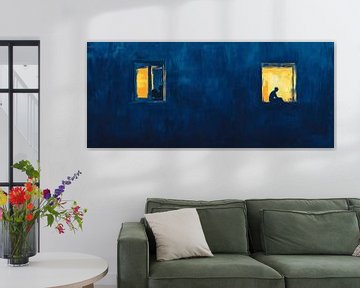 Window views in the twilight - Melancholy by Poster Art Shop