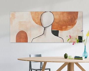 Figure study in soft earth tones by Poster Art Shop