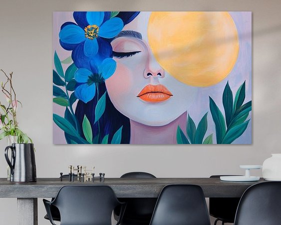Example of the artwork in a room