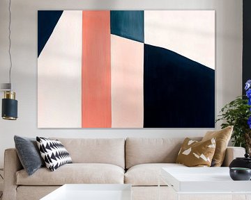 Geometrische Abstraktion in sanften Farben von Poster Art Shop