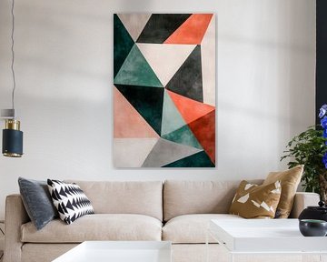 Geometric colour harmony - Modern style by Poster Art Shop