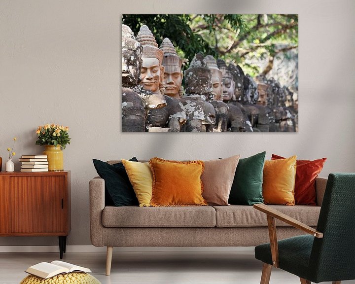 Beispiel: Figuren in Angkor von Levent Weber