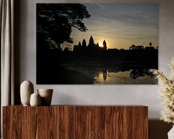 Sonnenaufgang über Angkor Wat von Levent Weber