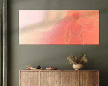 Physical harmony in soft colours by Poster Art Shop
