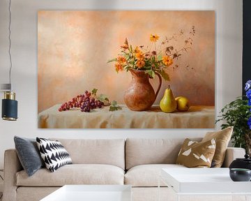 Lively still lifes with flowers and fruit by Poster Art Shop