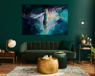 Shining light in the ocean of colours by Poster Art Shop