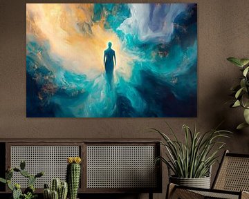 Zielsreis door mystieke kleuren van Poster Art Shop