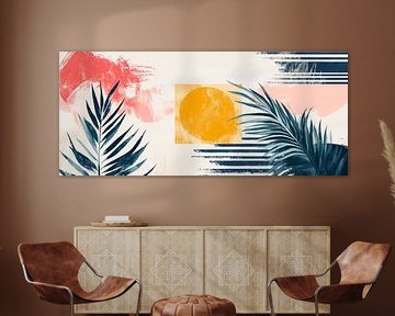 Une ambiance tropicale avec des formes géométriques sur Poster Art Shop