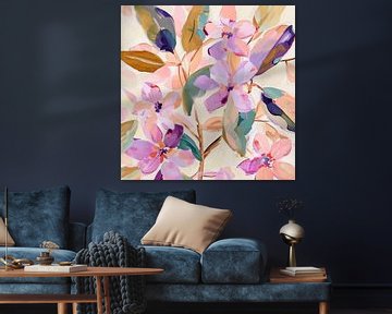 Bloesems in Vrolijke Kleuren van Color Square