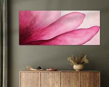 Zarte Magnolienblüte in Rosa-Helltonen von Poster Art Shop